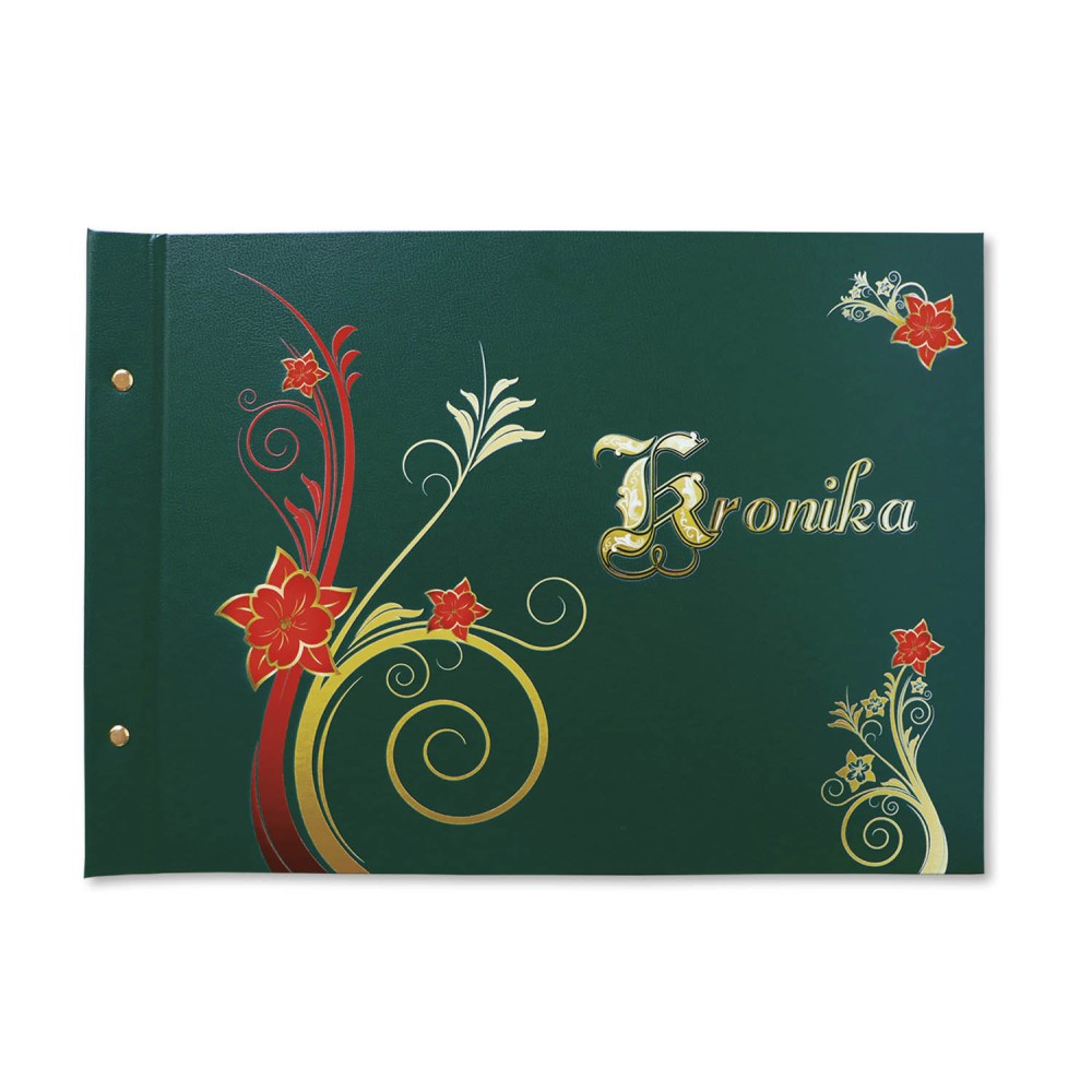 Kronika 415x297 poziom malowana zielona Warta 1829-319-067
